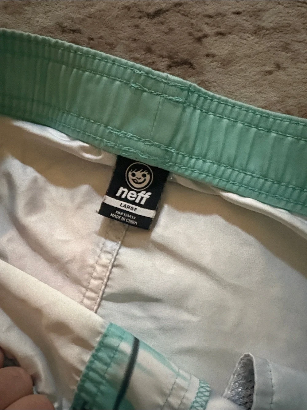 Neff  Aqua Tropical Duck Swim Shorts 🌵large